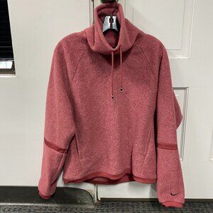 Nike Therma Fleece Cowl Neck Pullover Sweatshirt Size Small